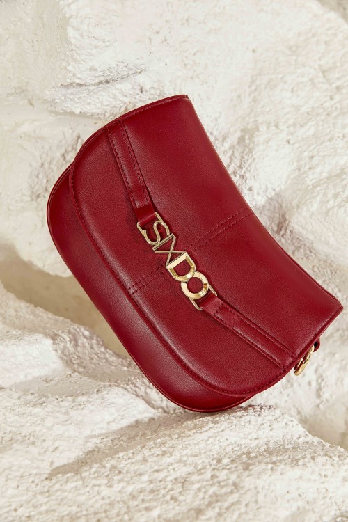 Sixdo Metal Logo Baguette Bag